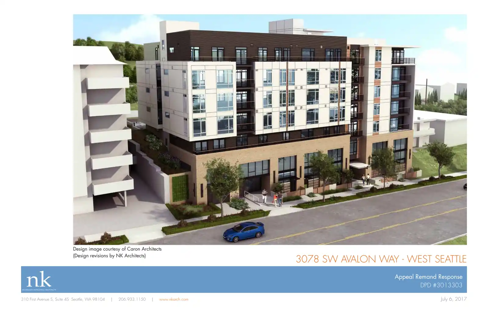 Design review proposal for 3078 SW Avalon Way