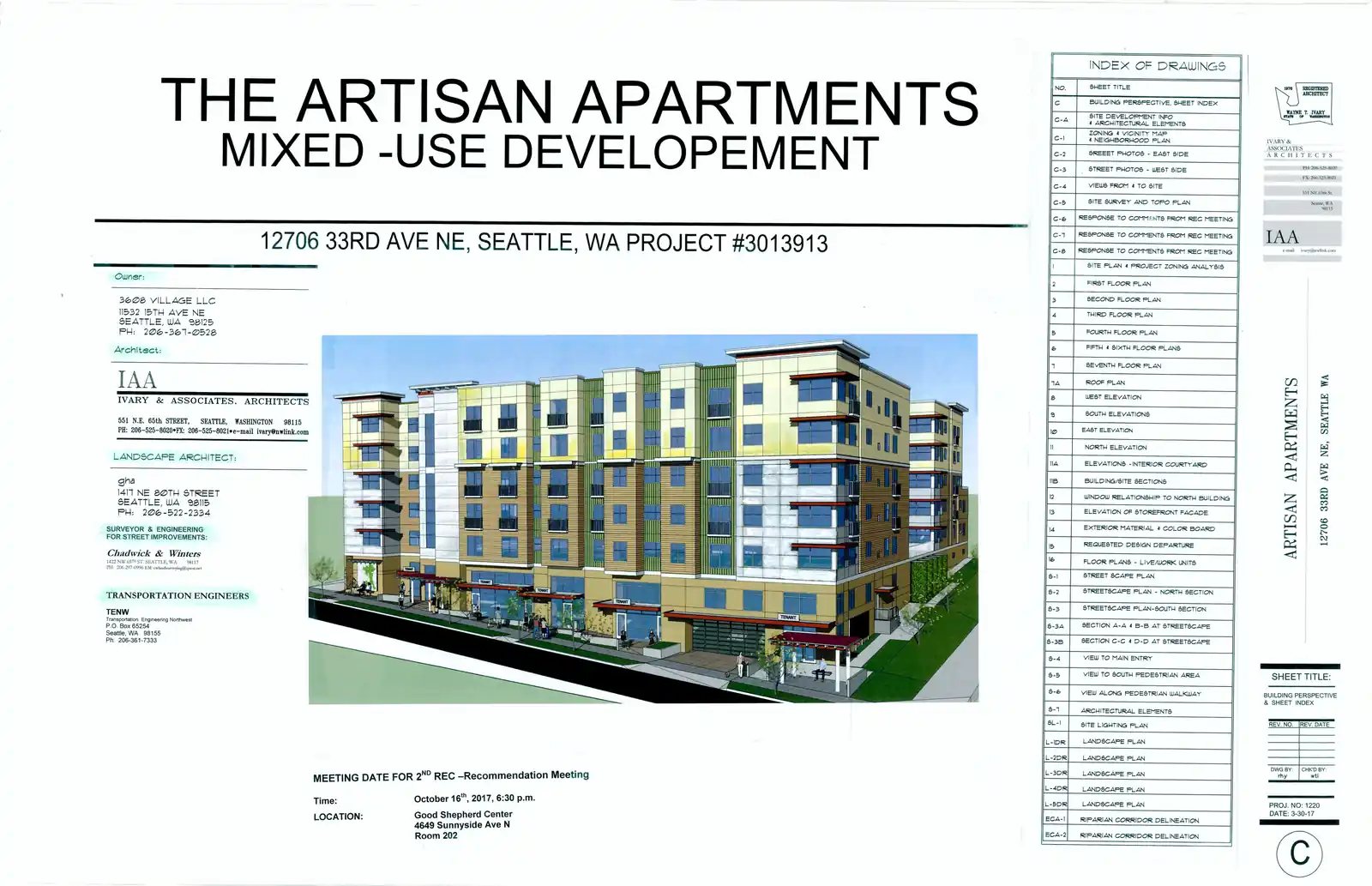 Design review proposal for 12706 33rd Ave NE