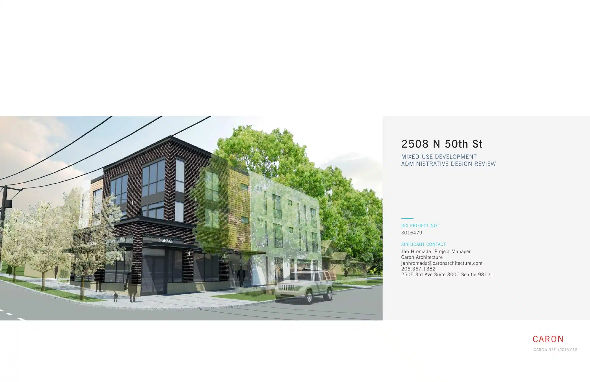 Design review proposal for 2508 N 50th St