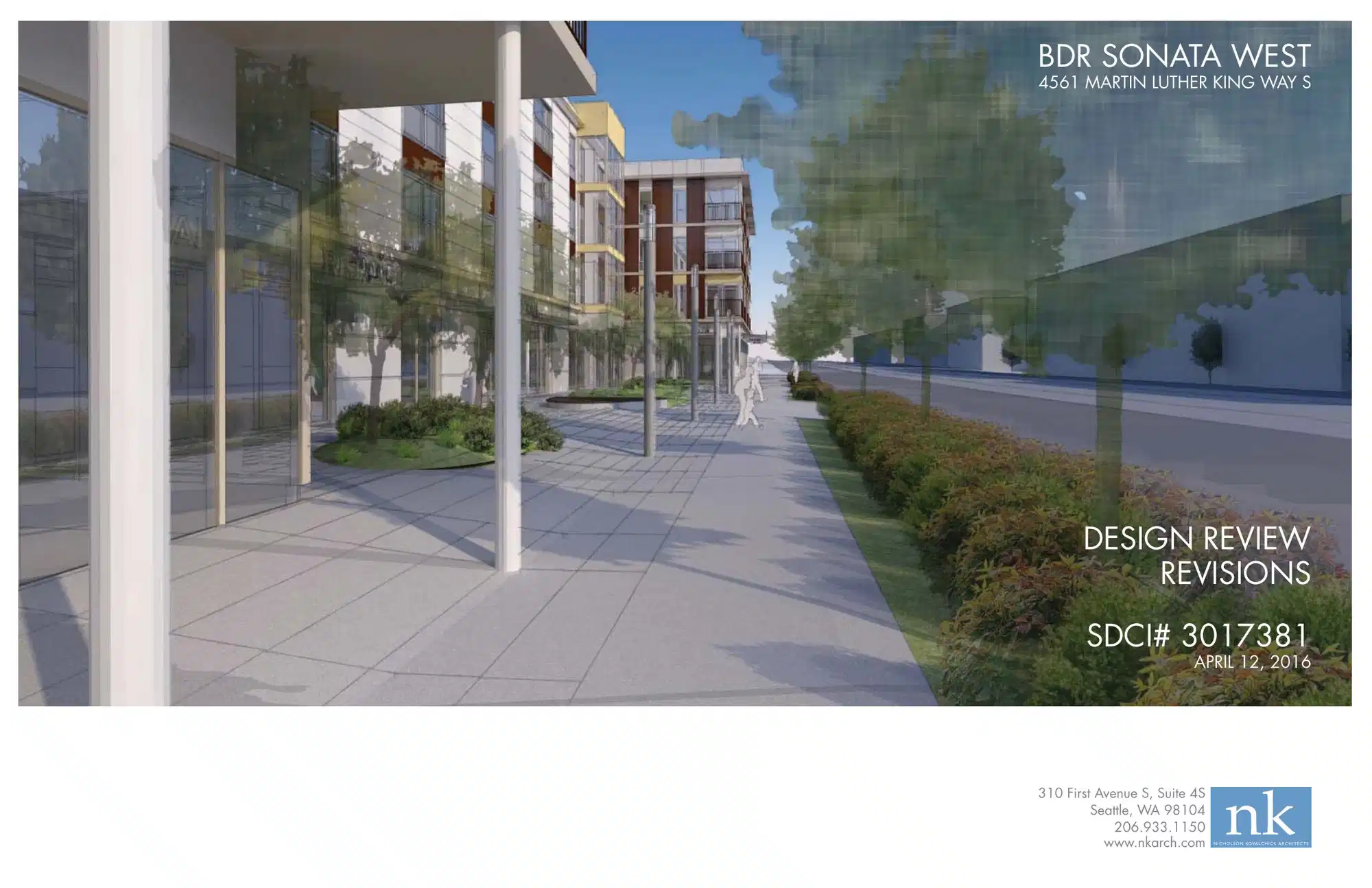 Design review proposal for 4561 M L King Jr Way S