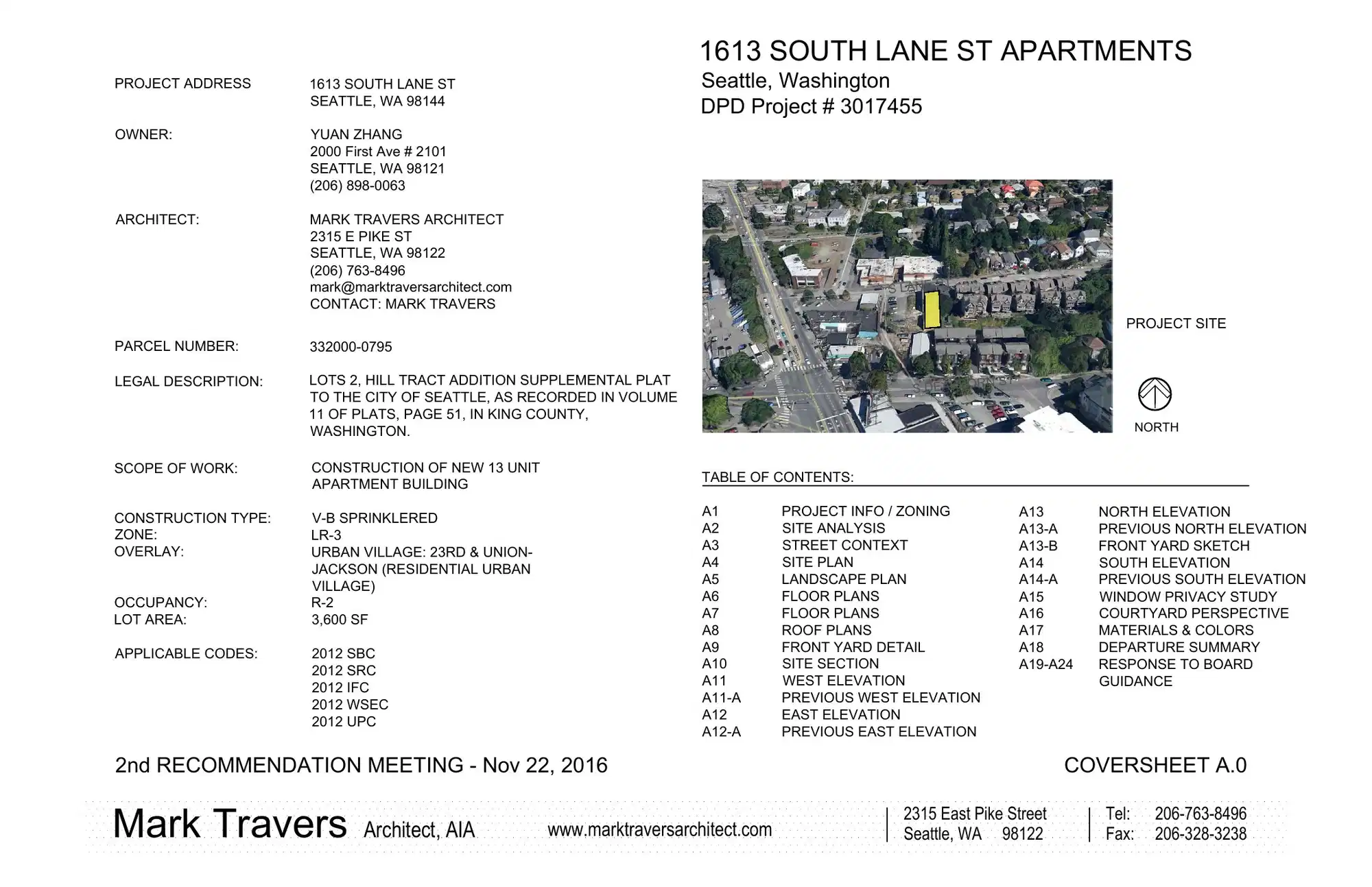 Design review proposal for 1613 S Lane St