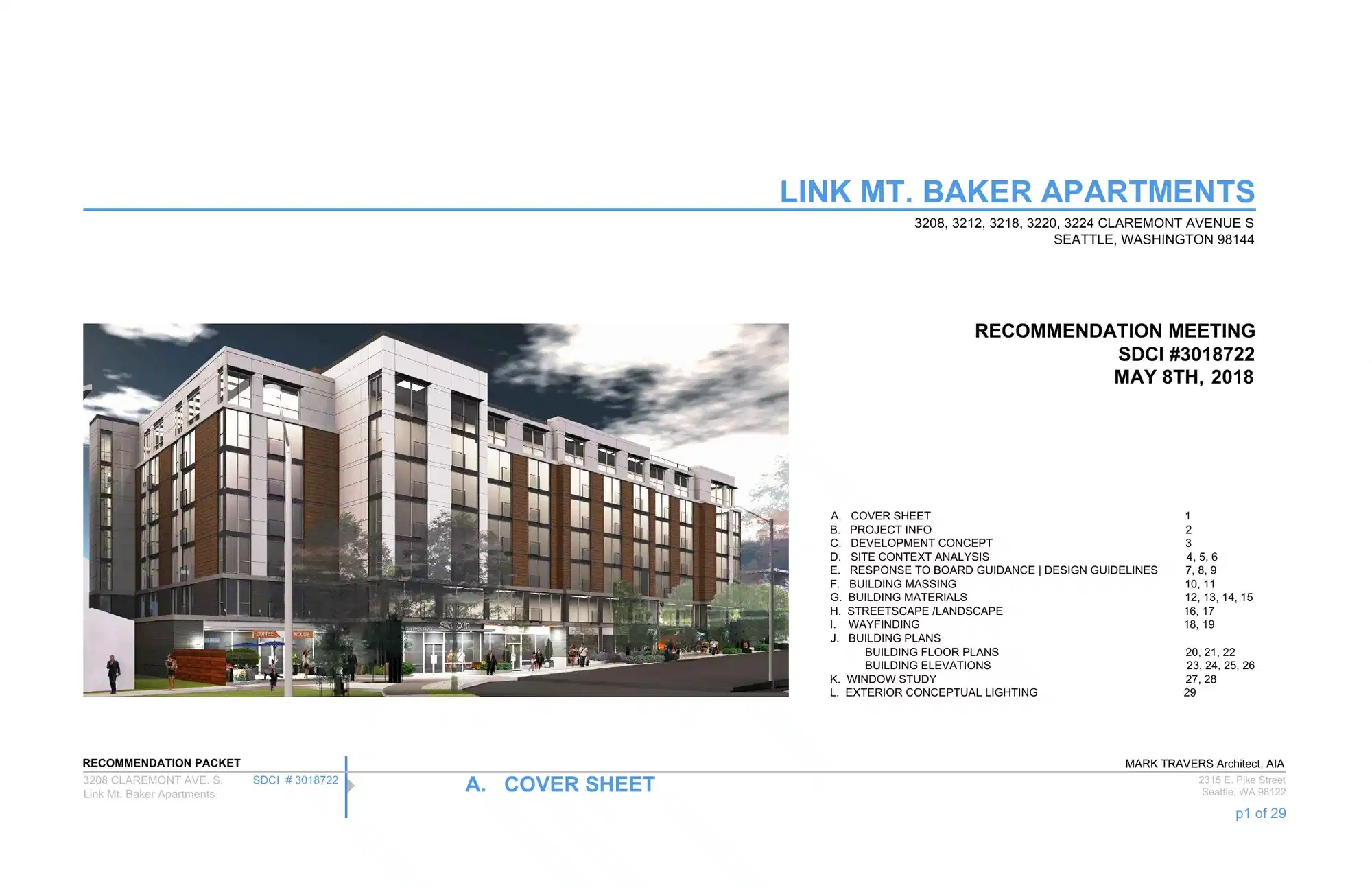 Design review proposal for 3208 Claremont Ave S