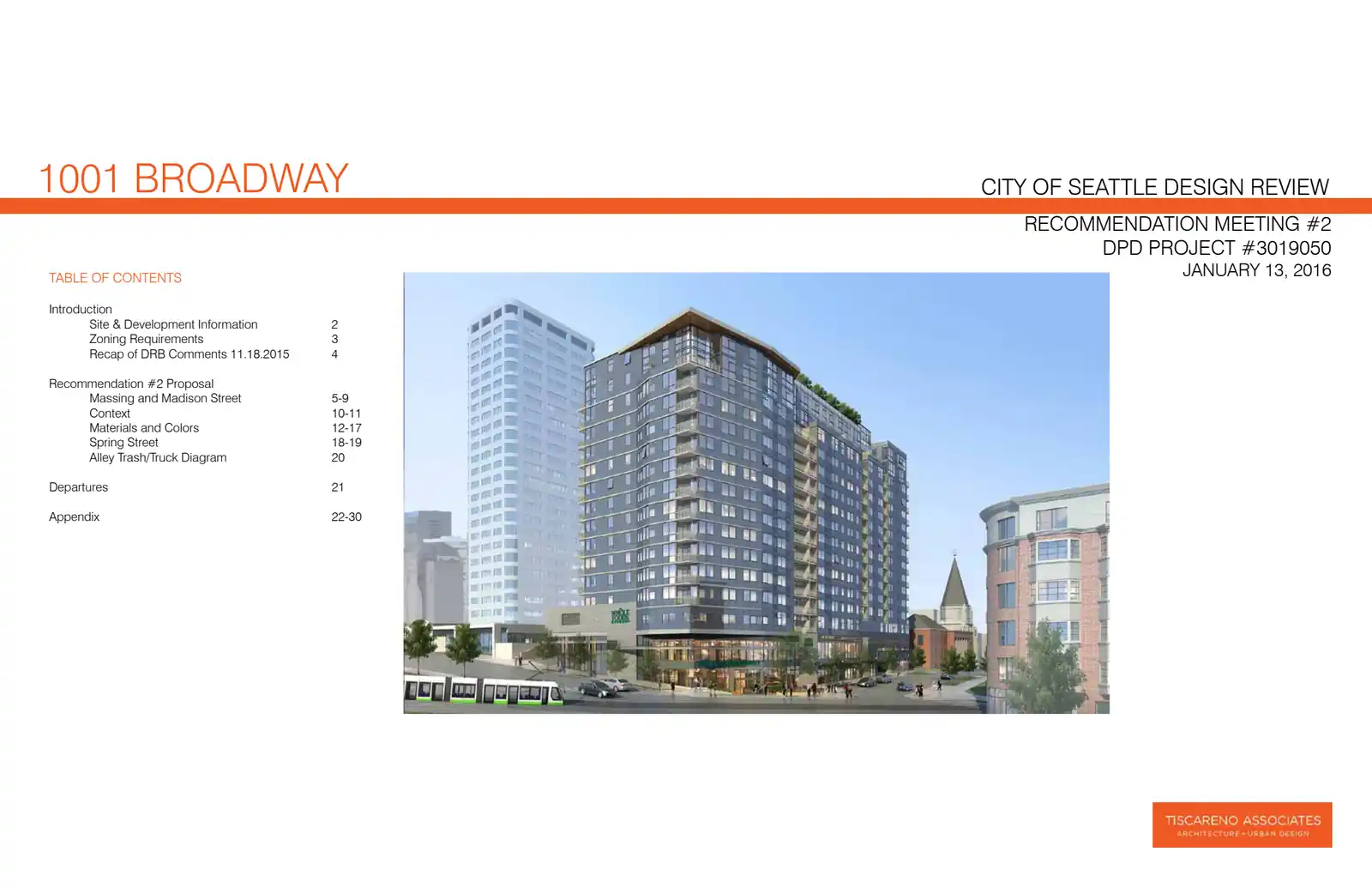 Design review proposal for 1001 Broadway