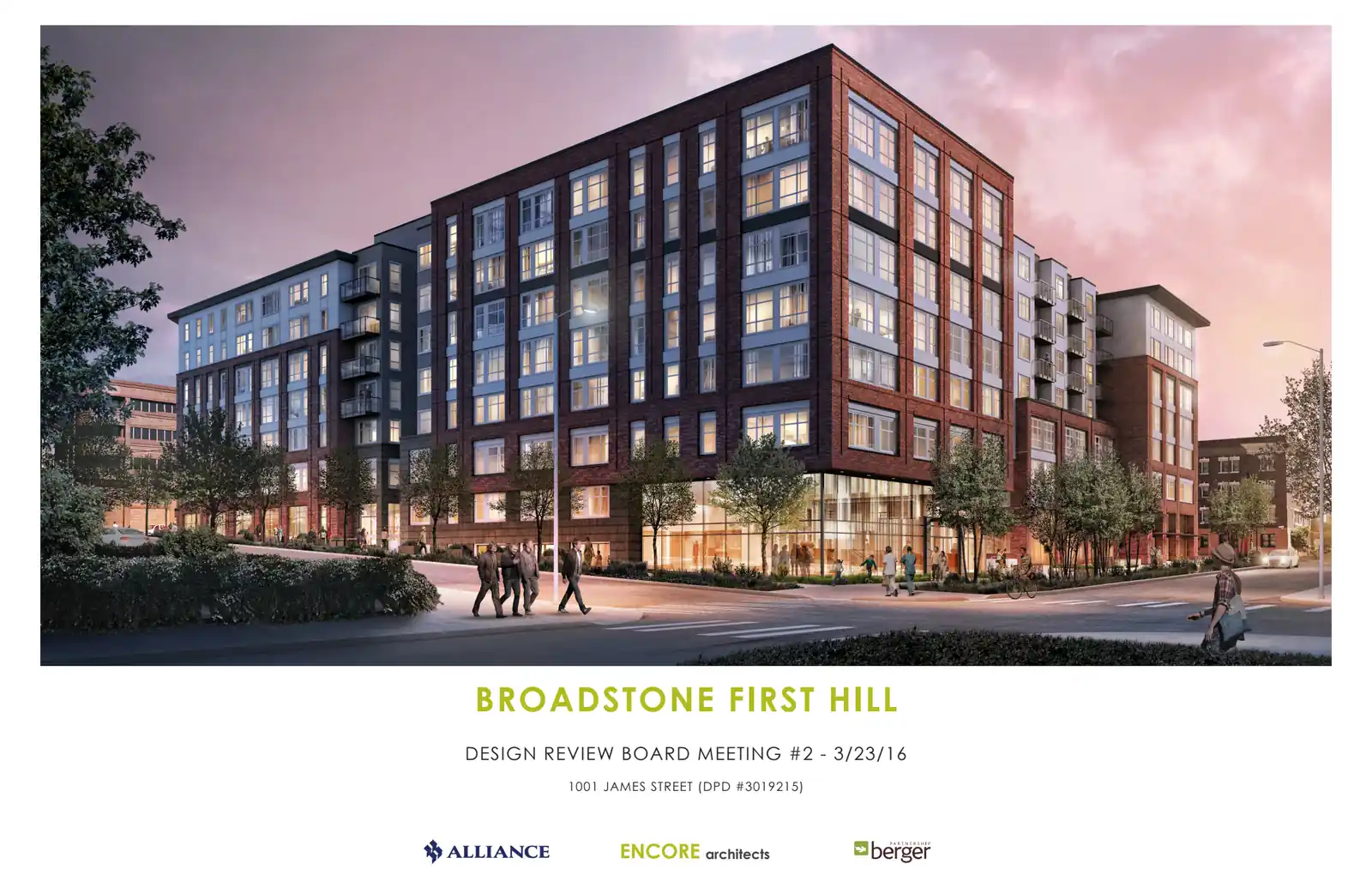 Design review proposal for 1001 James St