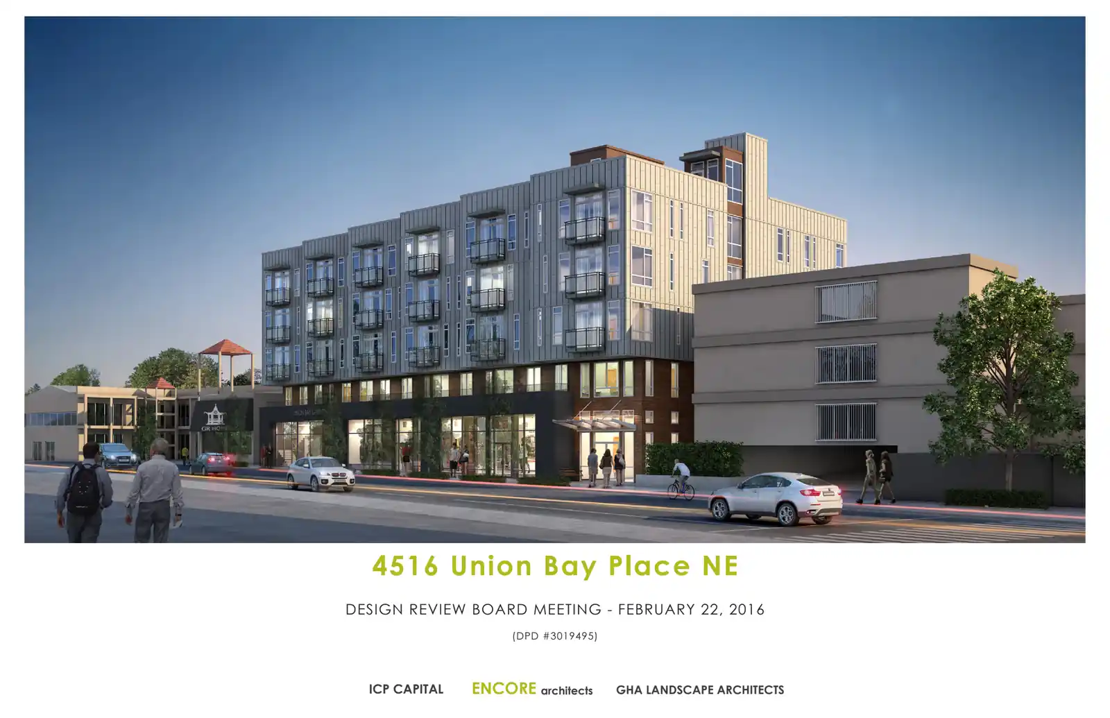 Design review proposal for 4516 Union Bay Pl NE