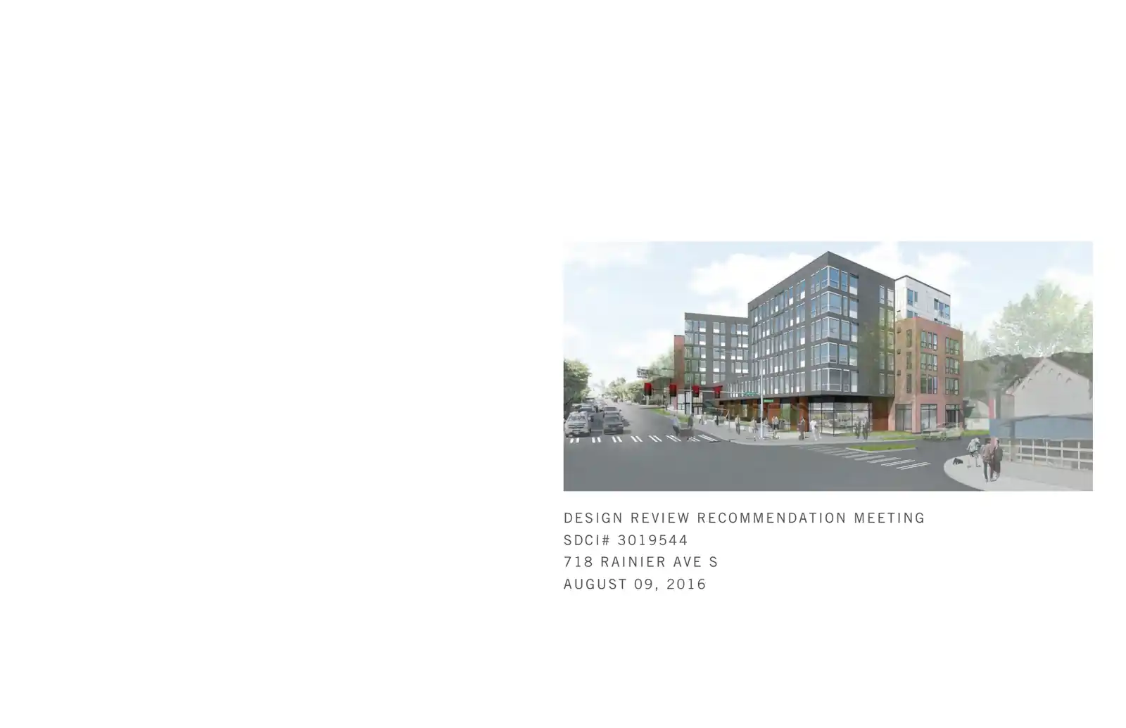 Design review proposal for 718 Rainier Ave S
