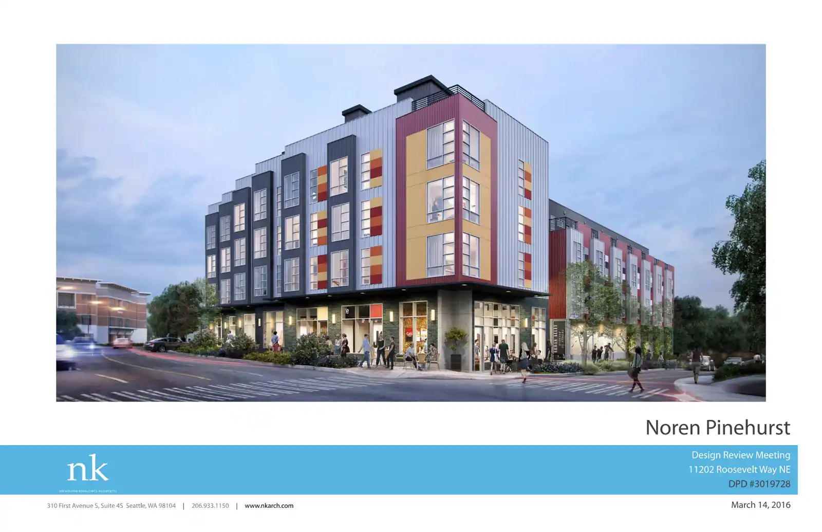 Design review proposal for 11200 Pinehurst Way NE