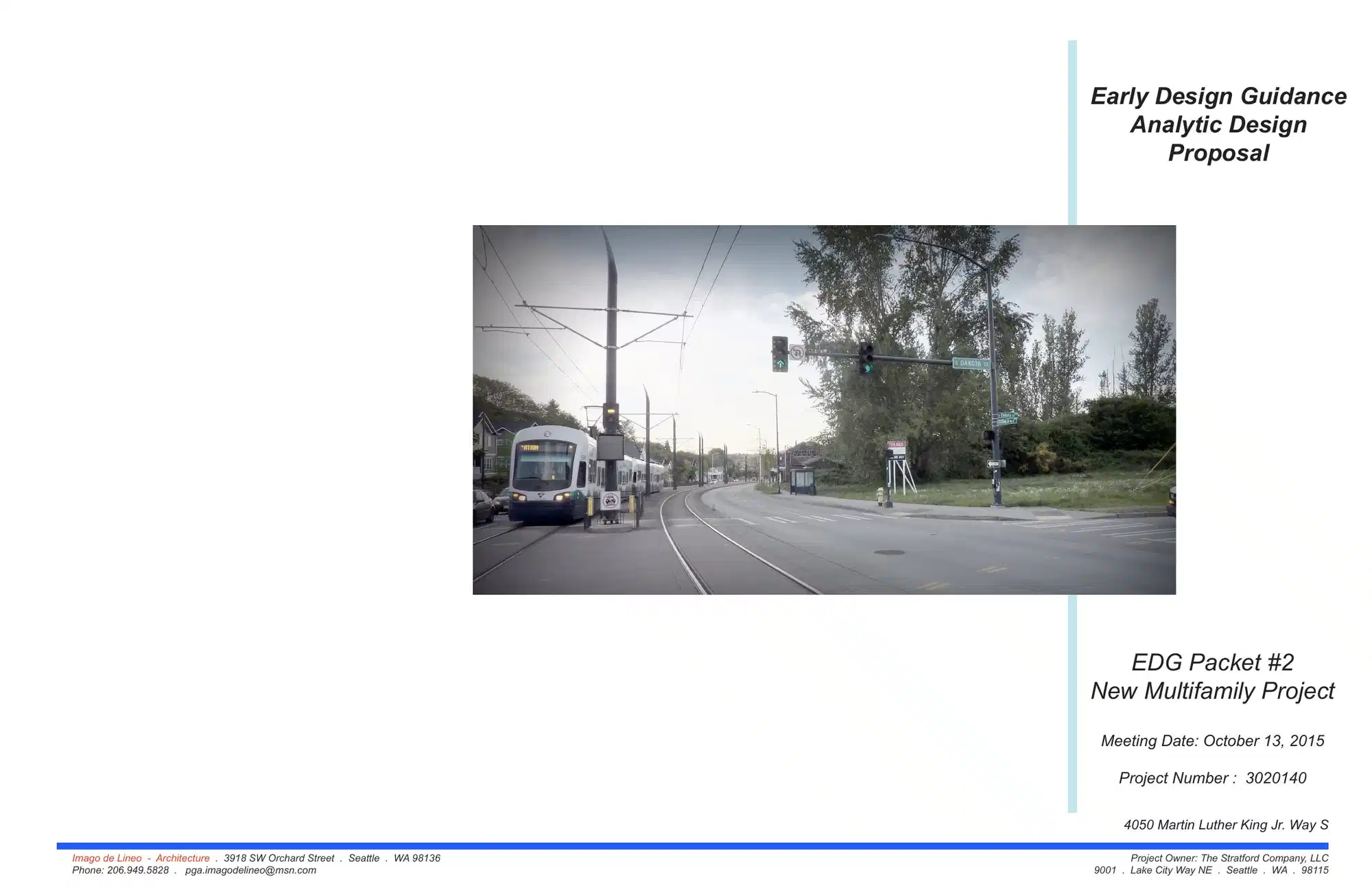 Design review proposal for 4050 Martin Luther King Jr Way S