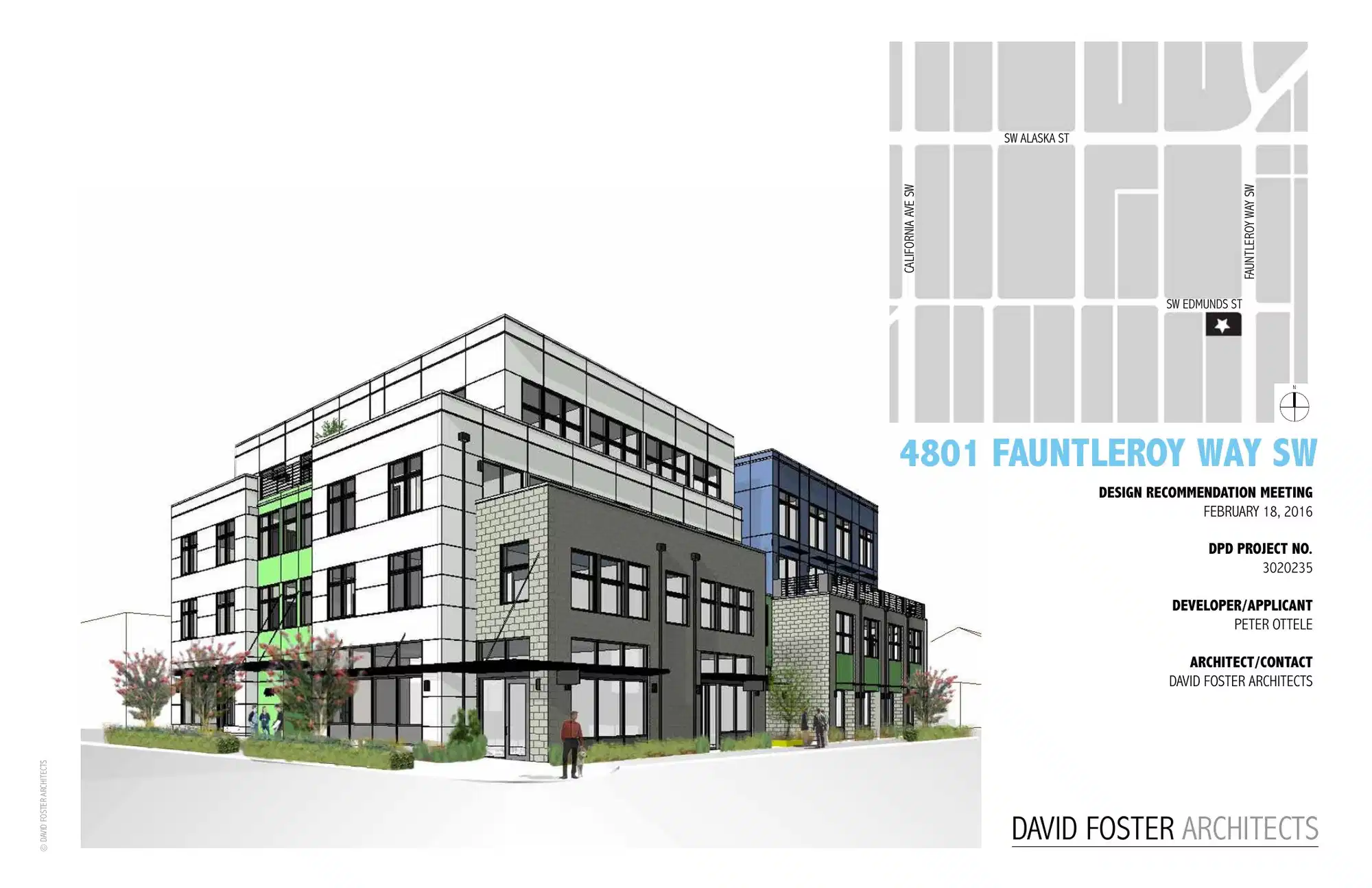 Design review proposal for 4801 Fauntleroy Way SW