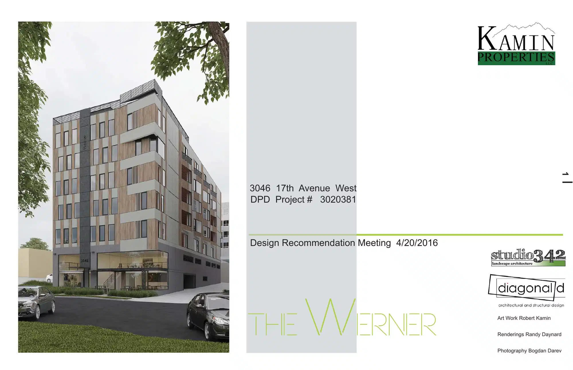 Design review proposal for 3046 17th Ave W