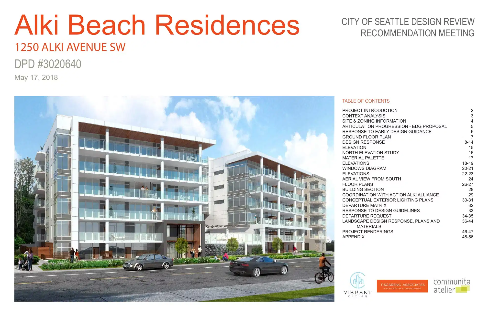 Design review proposal for 1250 Alki Ave SW