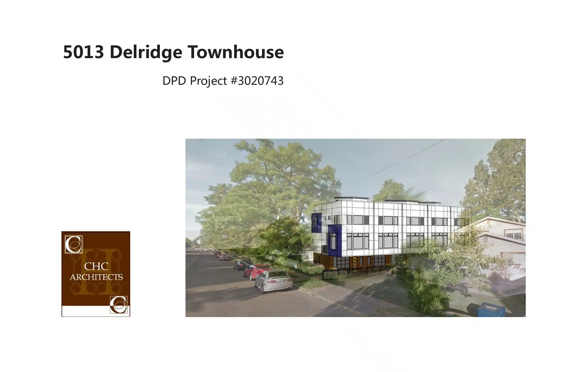 Design review proposal for 5013 Delridge Way SW