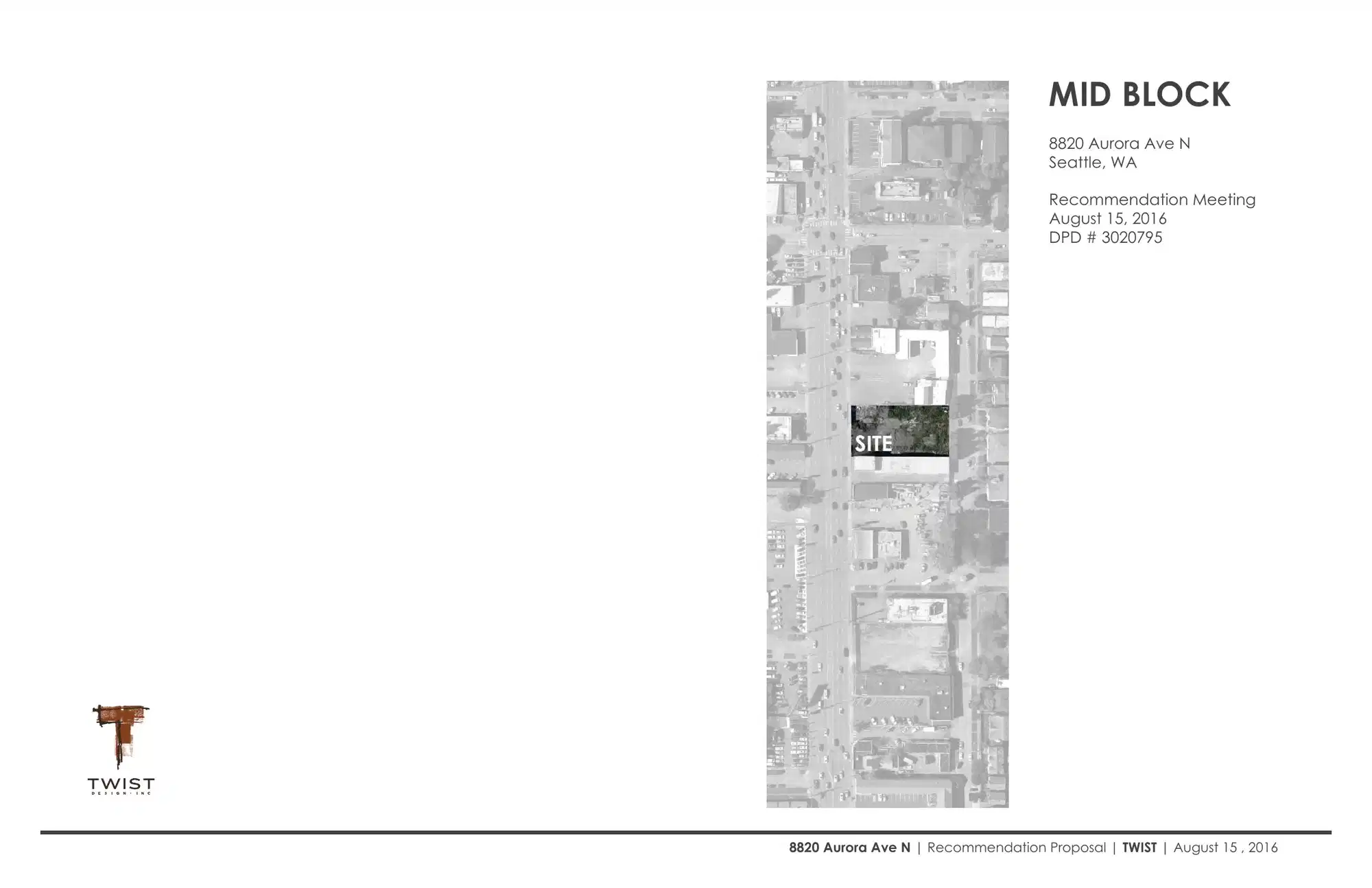 Design review proposal for 8820 Aurora Ave N
