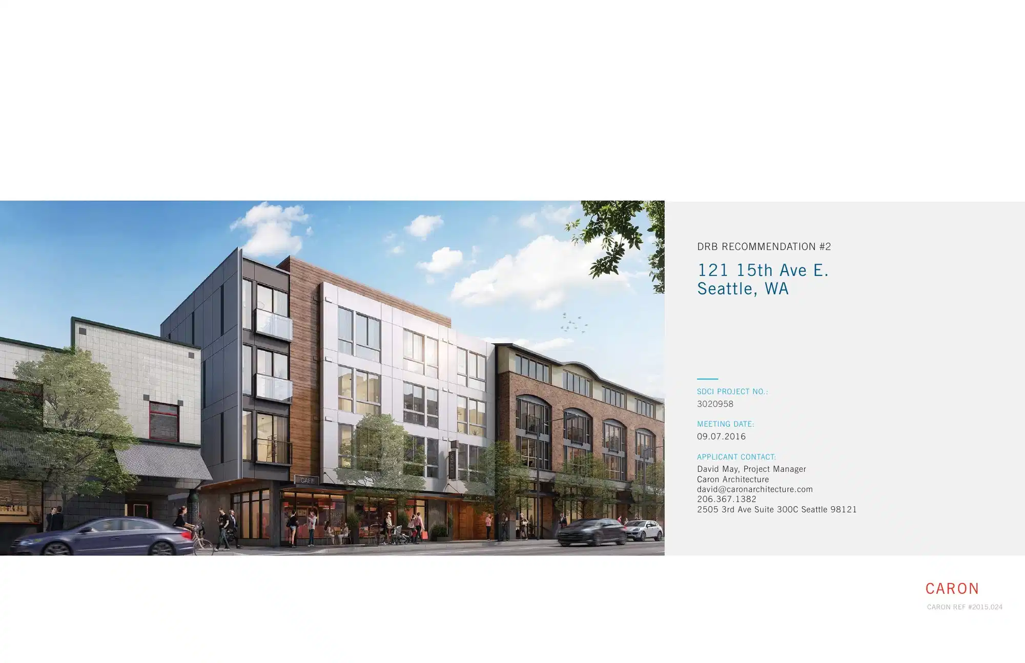 Design review proposal for 121 15th Ave E