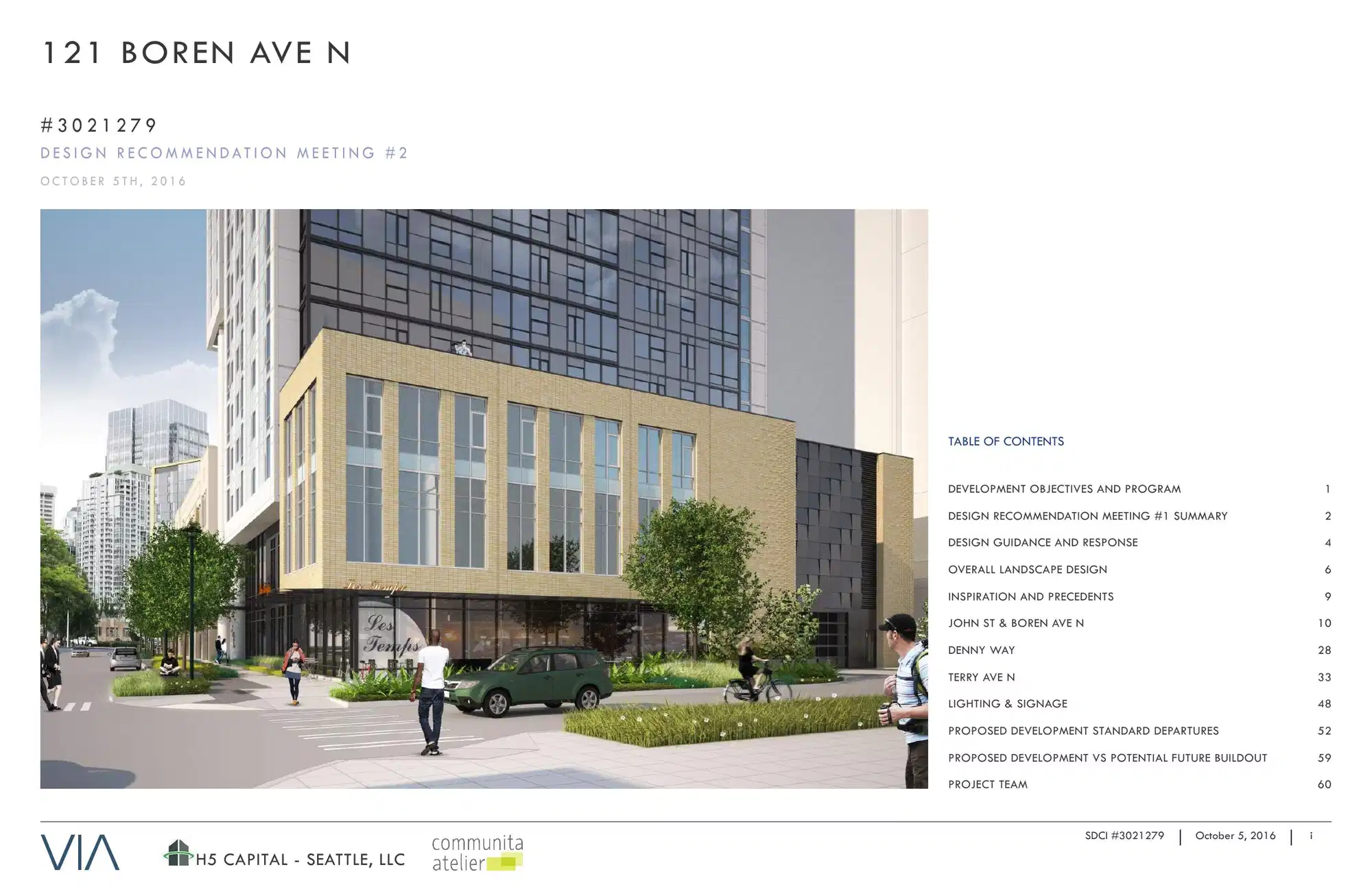 Design review proposal for 121 Boren Ave N