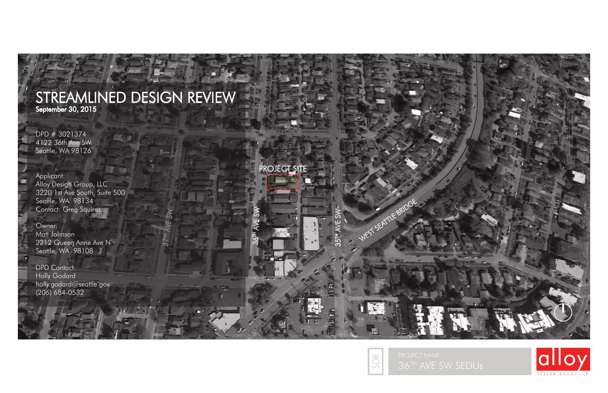Design review proposal for 4122 36th Ave SW