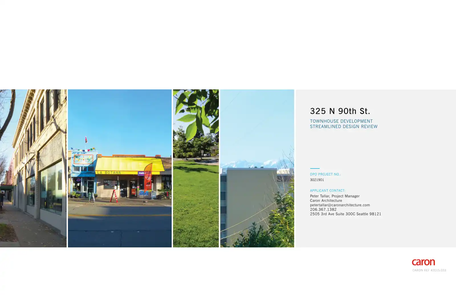 Design review proposal for 325 N 90th St
