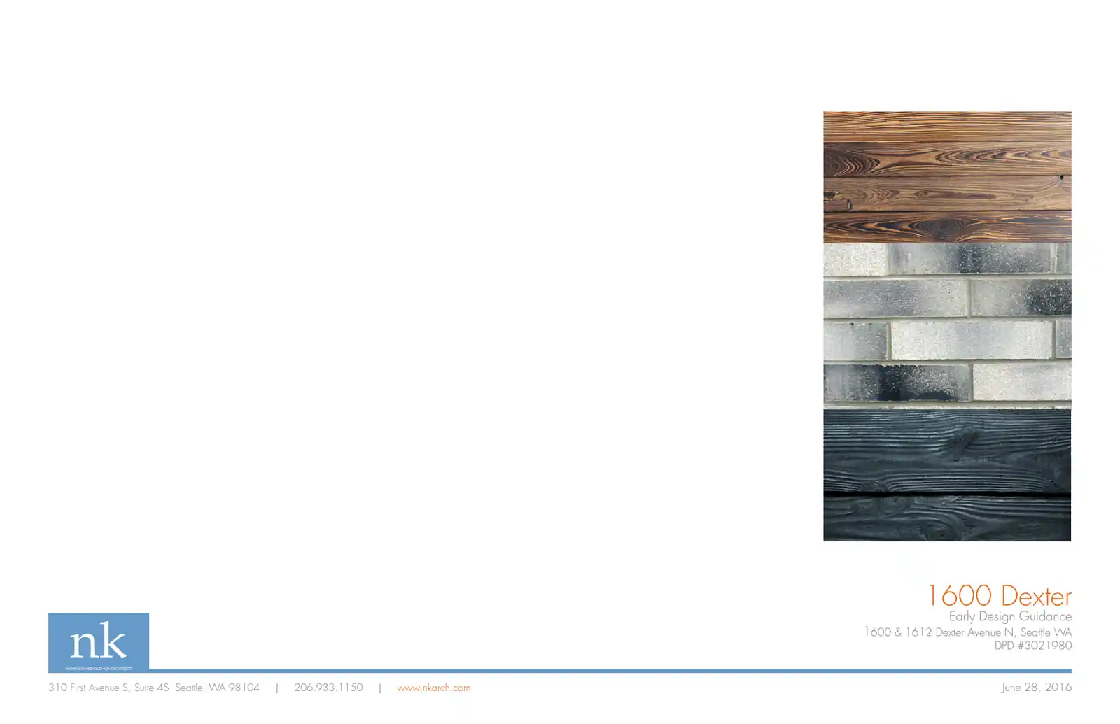 Design review proposal for 1600 Dexter Ave N