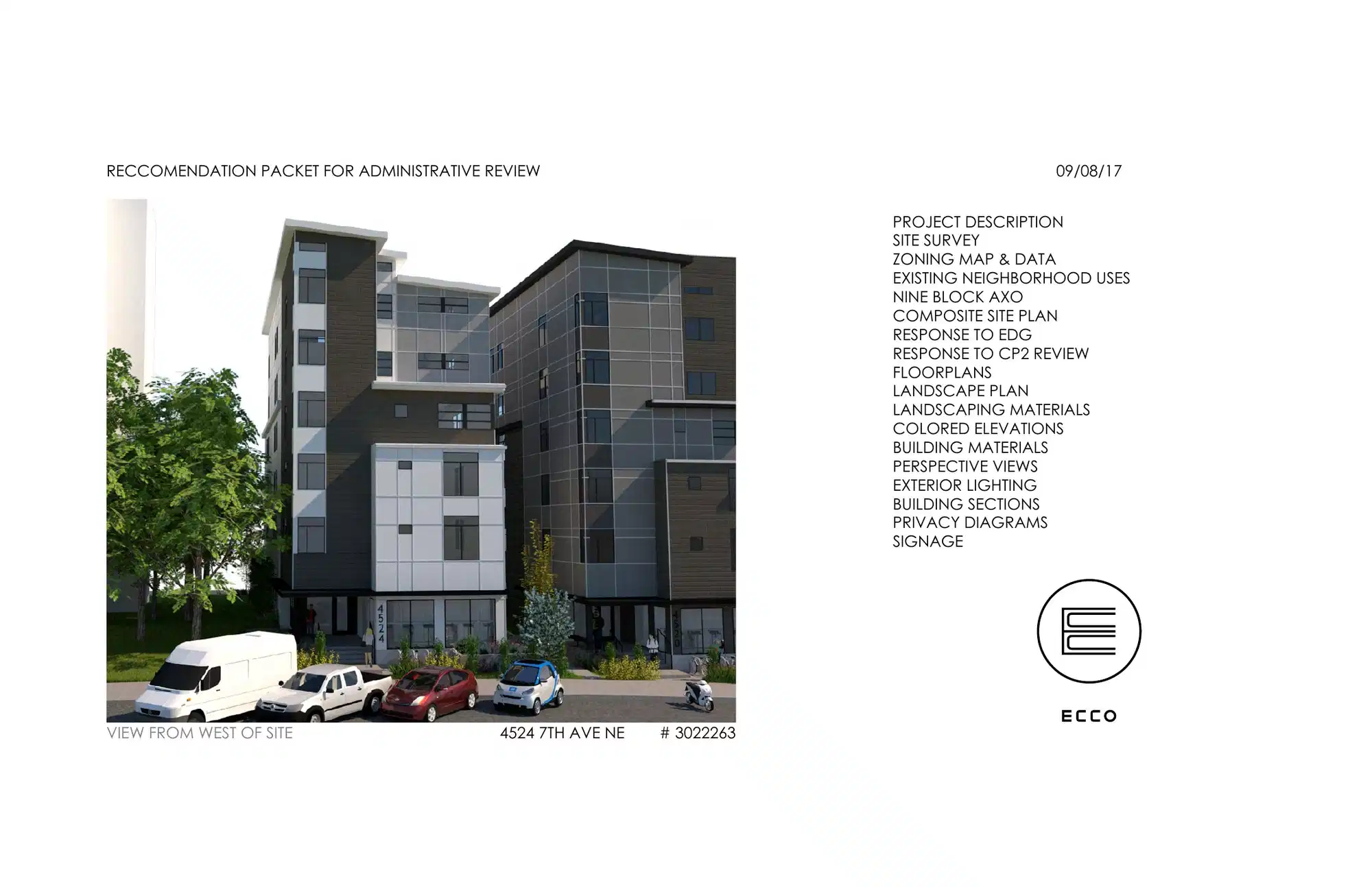Design review proposal for 4524 7th Ave NE