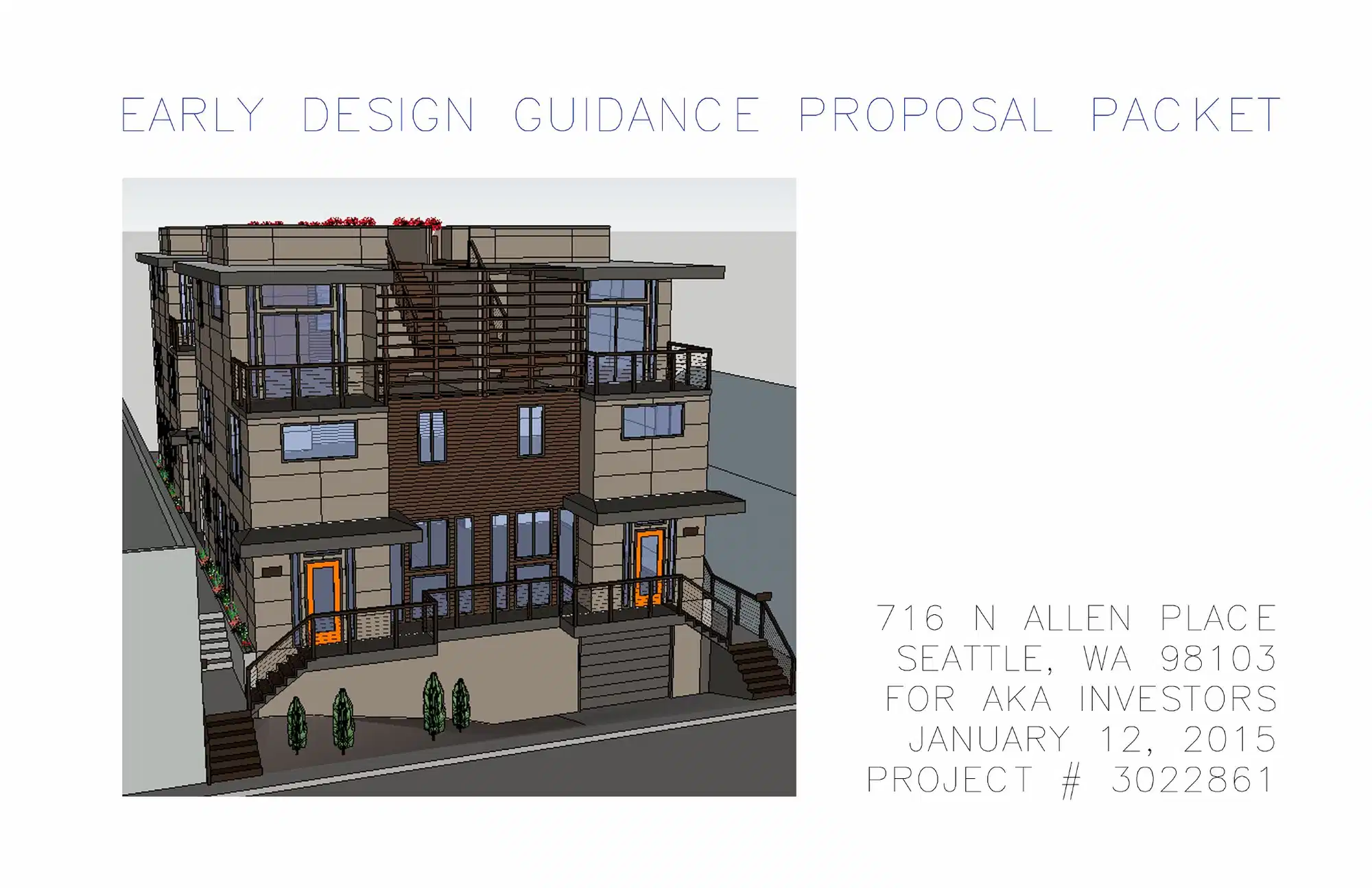 Design review proposal for 716 N Allen Pl