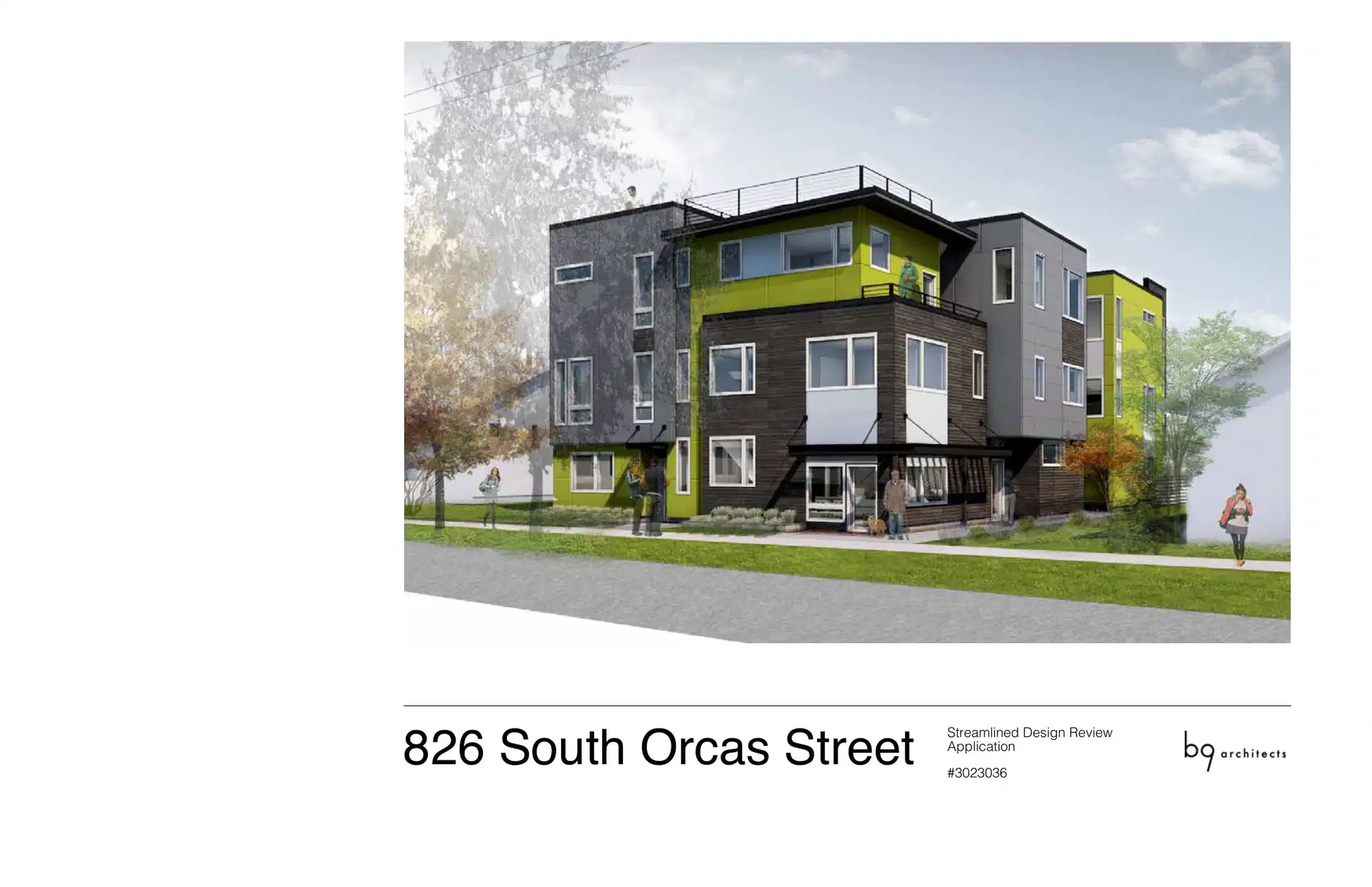 Design review proposal for 826 S Orcas St