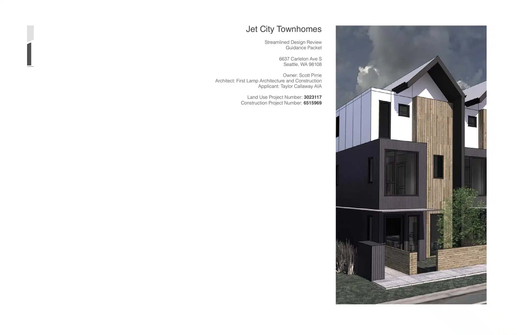 Design review proposal for 6637 Carleton Ave S