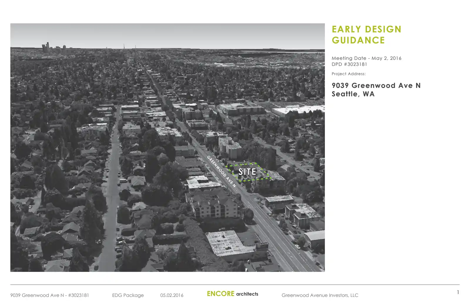 Design review proposal for 9039 Greenwood Ave N