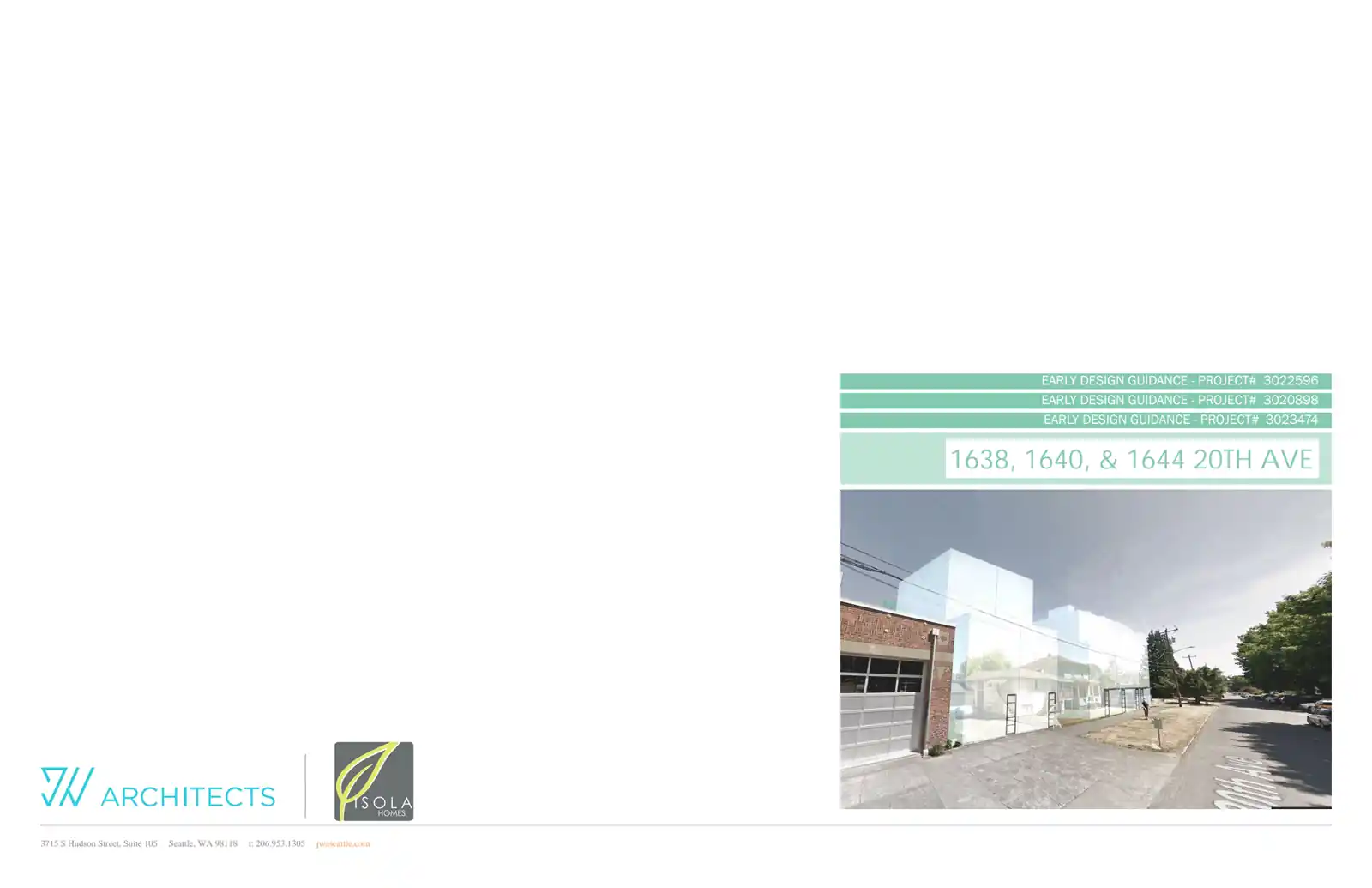 Design review proposal for 1644 20th Ave