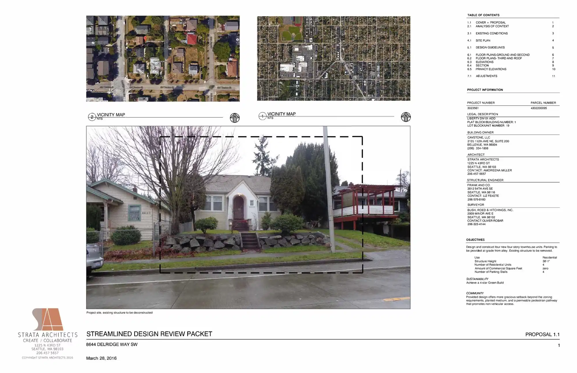 Design review proposal for 8644 Delridge Way SW