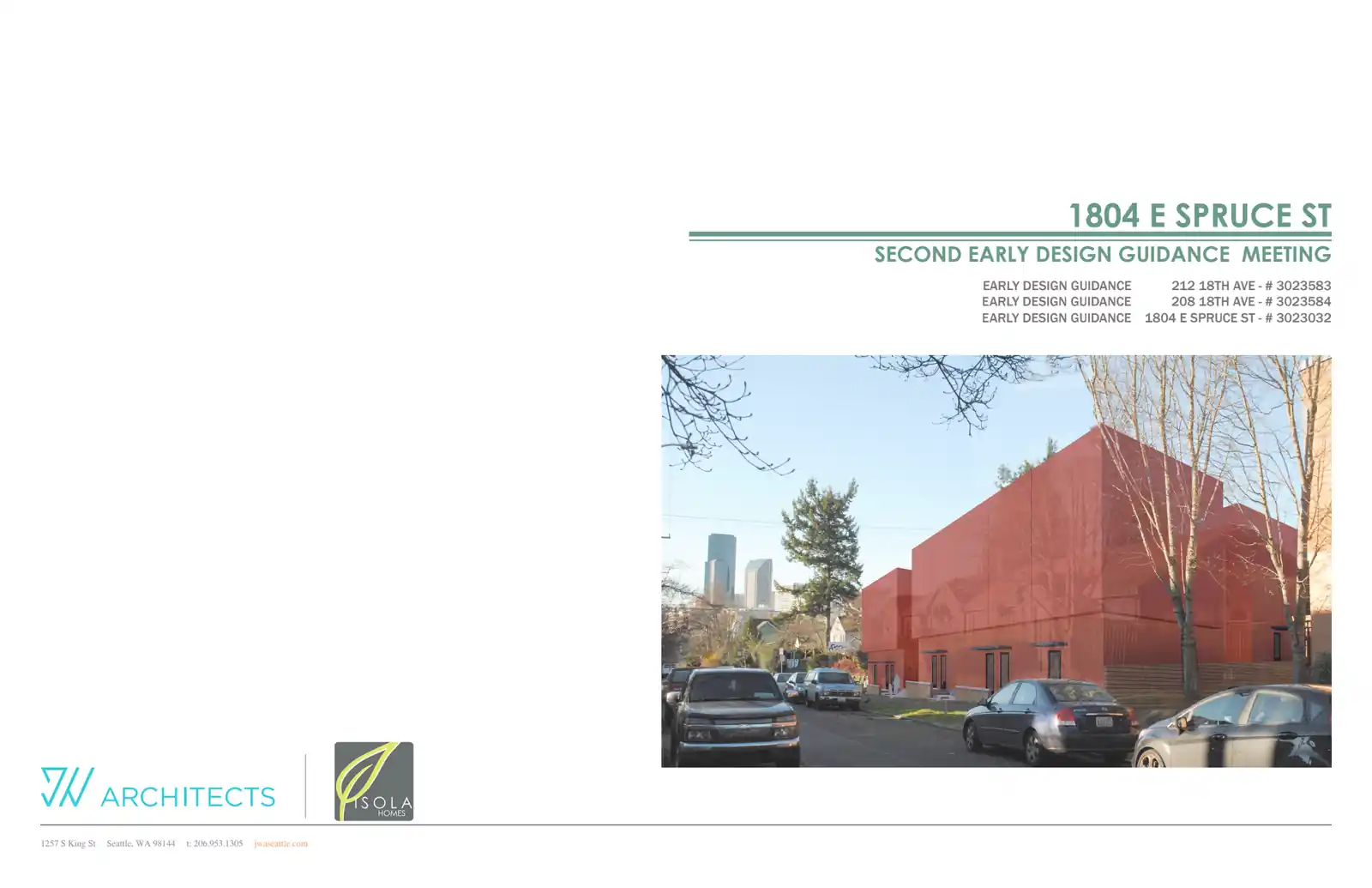 Design review proposal for 208 18th Ave