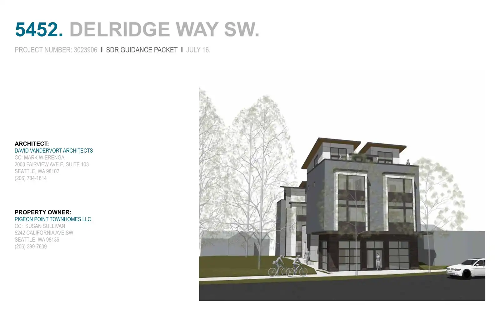 Design review proposal for 5452 Delridge Way SW