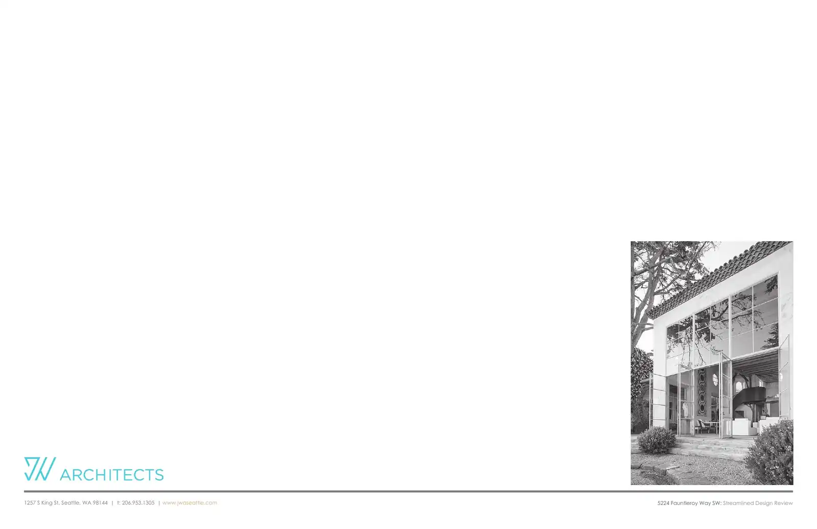 Design review proposal for 5224 Fauntleroy Way SW