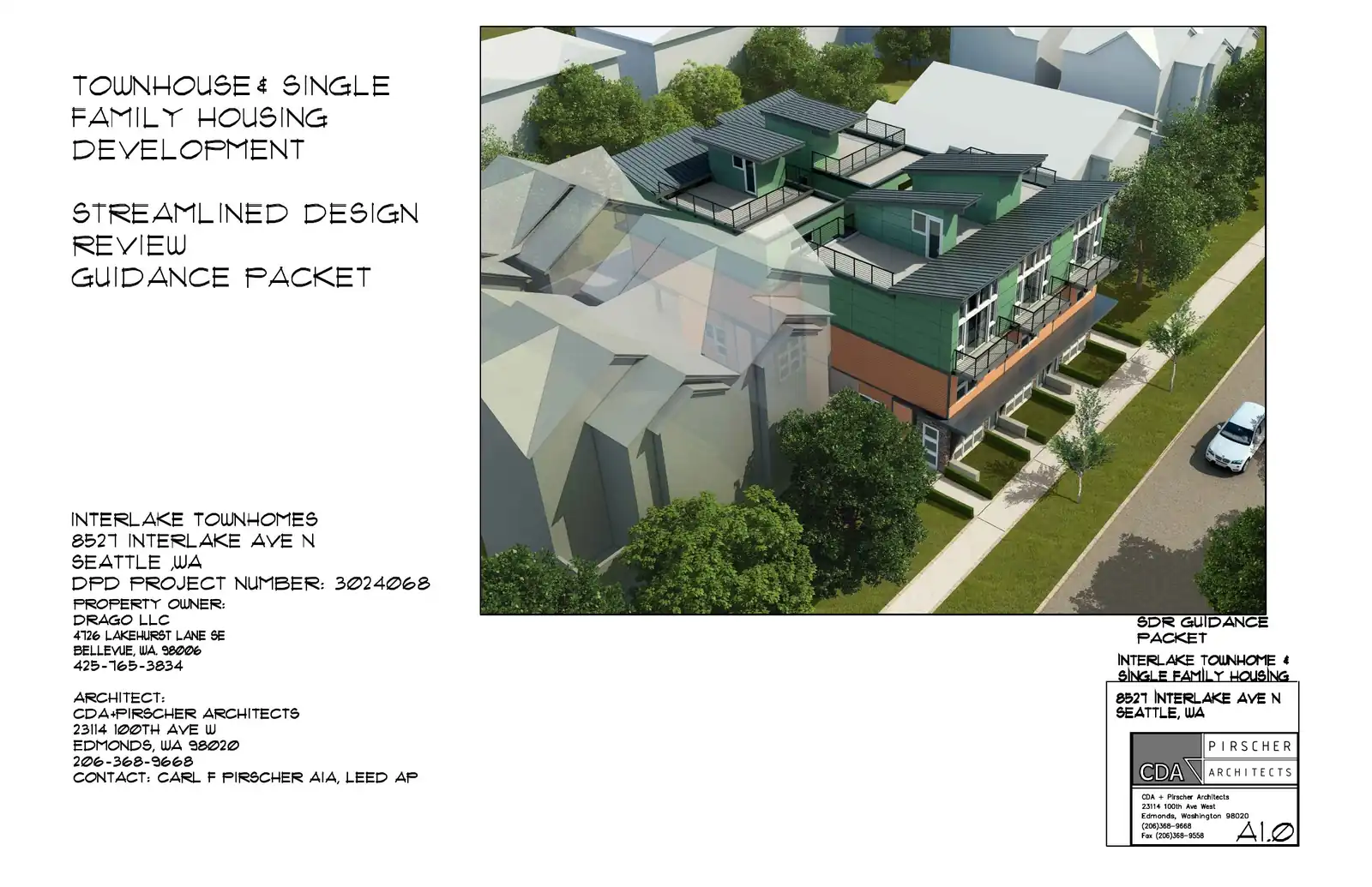 Design review proposal for 8529 Interlake Ave N