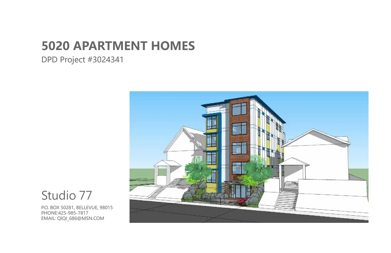 Design review proposal for 5020 15th Ave NE