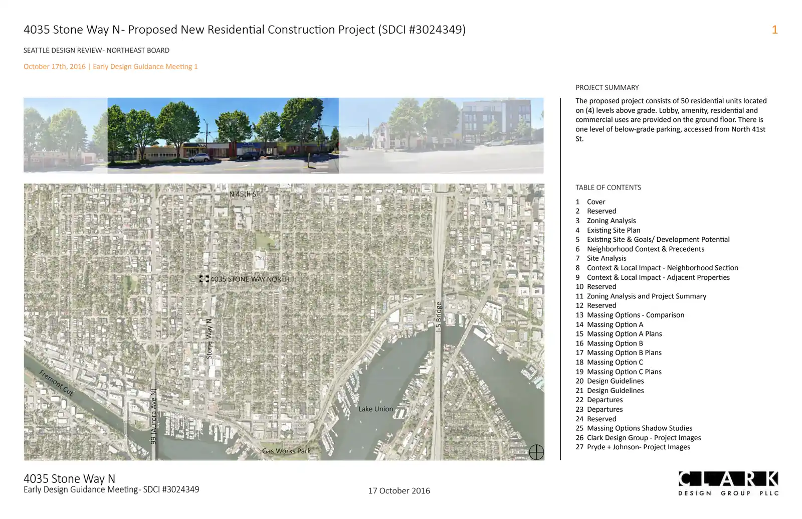 Design review proposal for 4035 Stone Way N