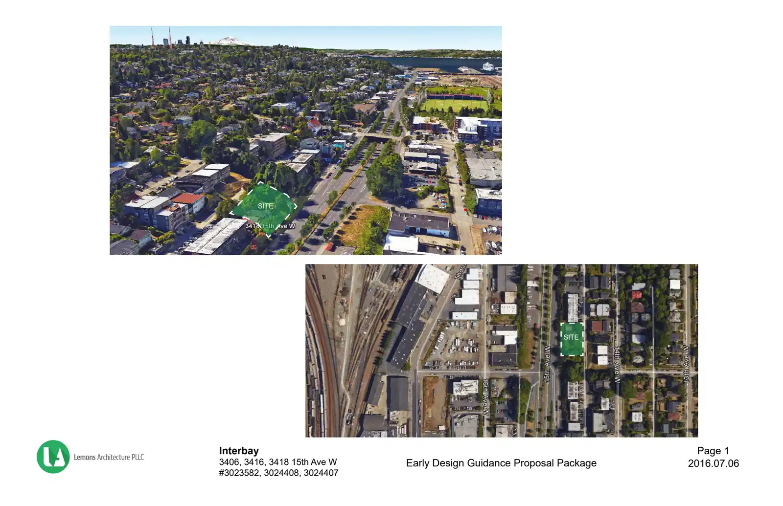 Design review proposal for 3410 15th Ave W