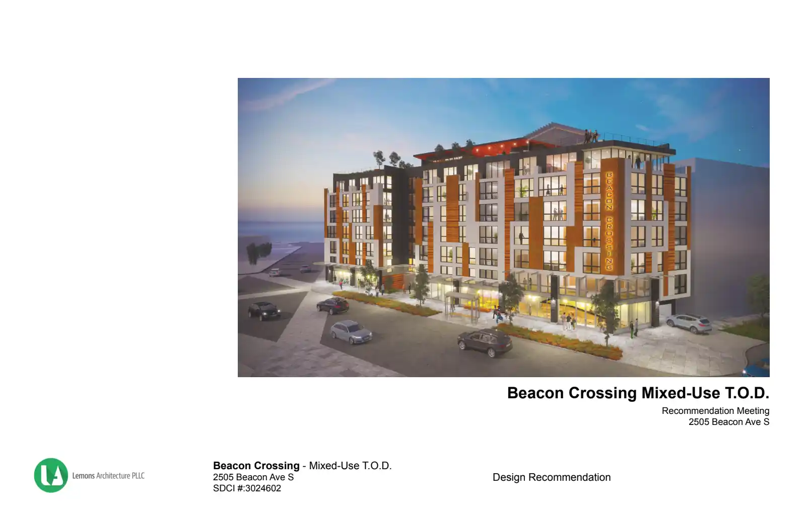 Design review proposal for 2505 Beacon Ave S