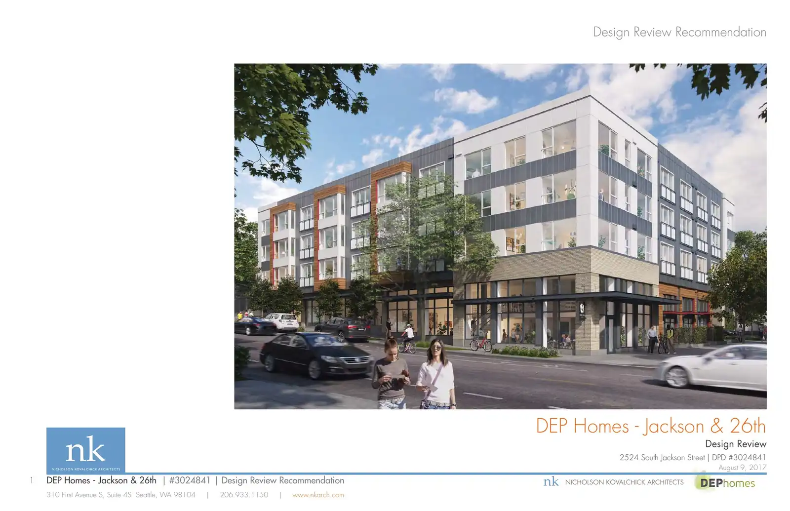 Design review proposal for 2524 S Jackson St