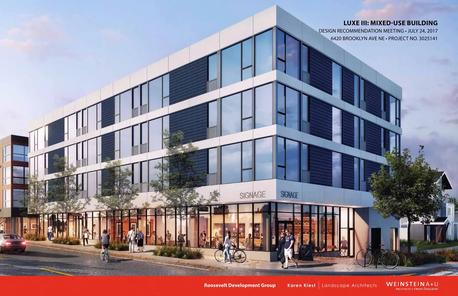 Design review proposal for 6420 Brooklyn Ave NE