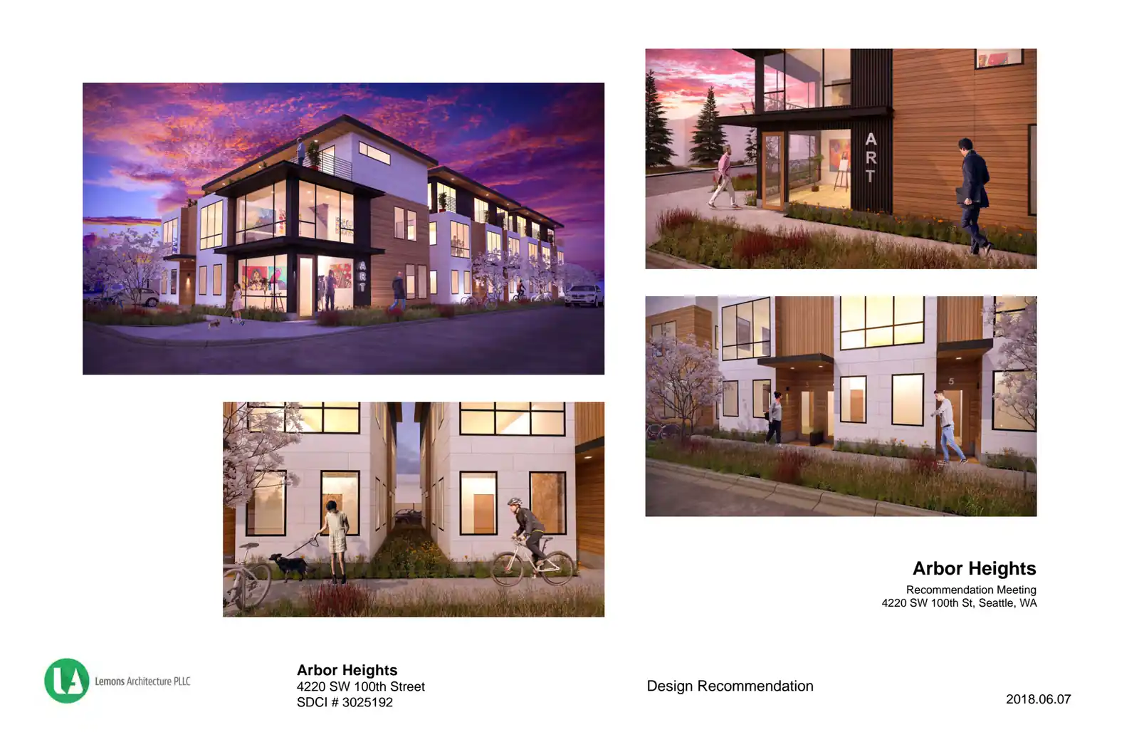 Design review proposal for 4220 SW 100th St