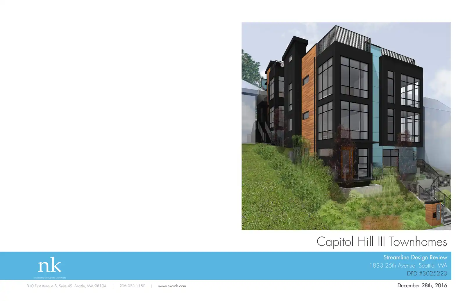 Design review proposal for 1833 25th Ave