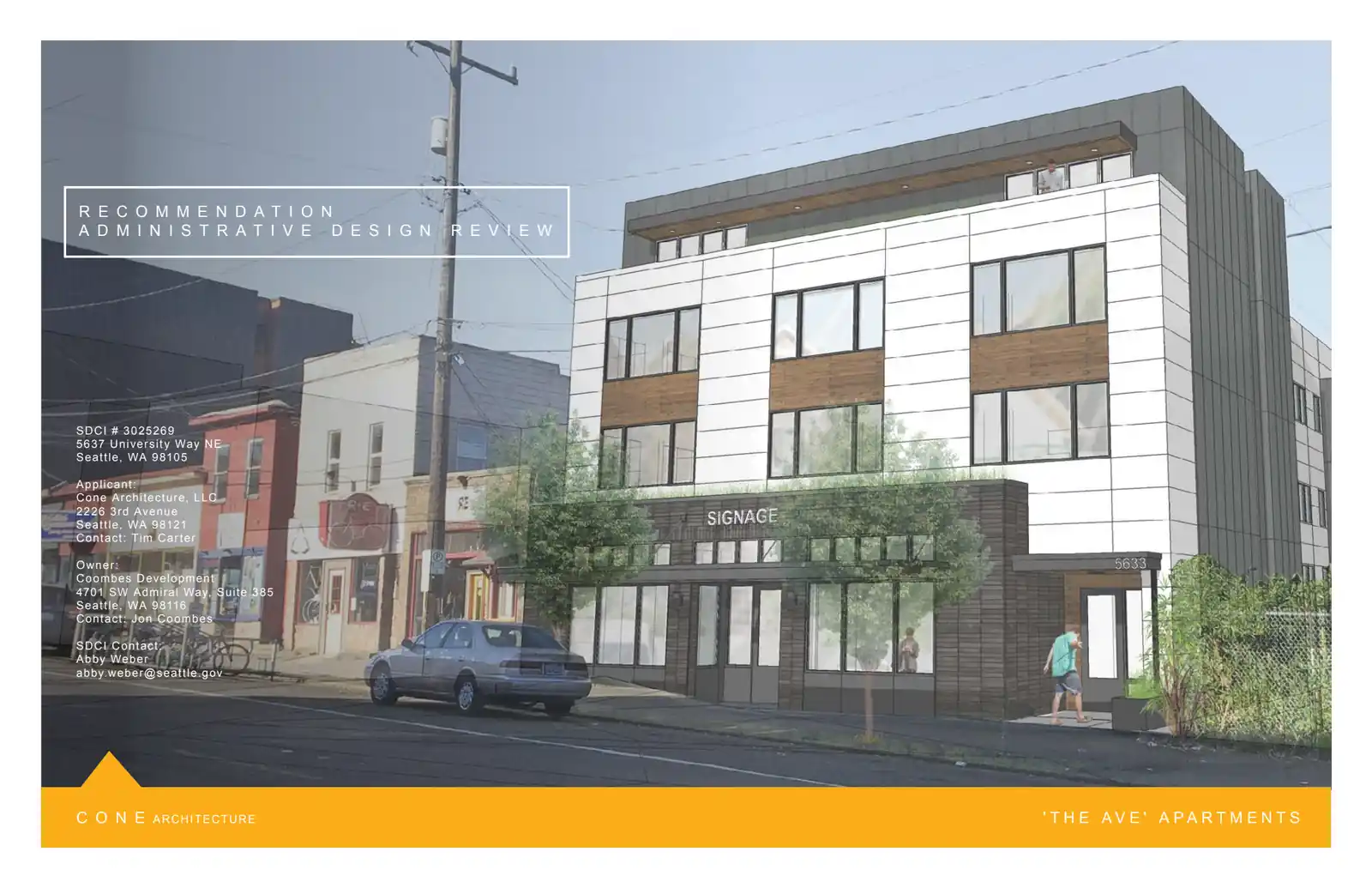 Design review proposal for 5637 University Way NE