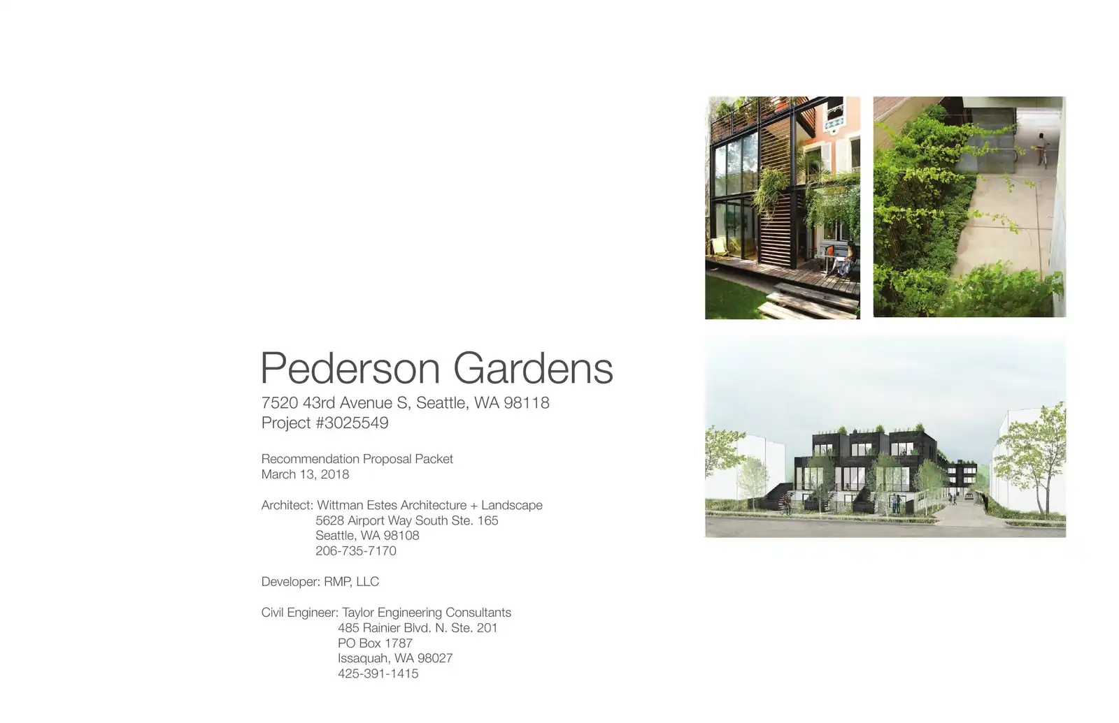 Design review proposal for 7520 43rd Ave S