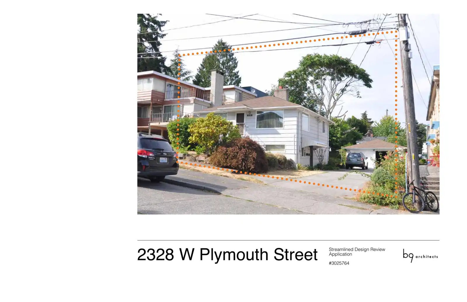 Design review proposal for 2328 W Plymouth St