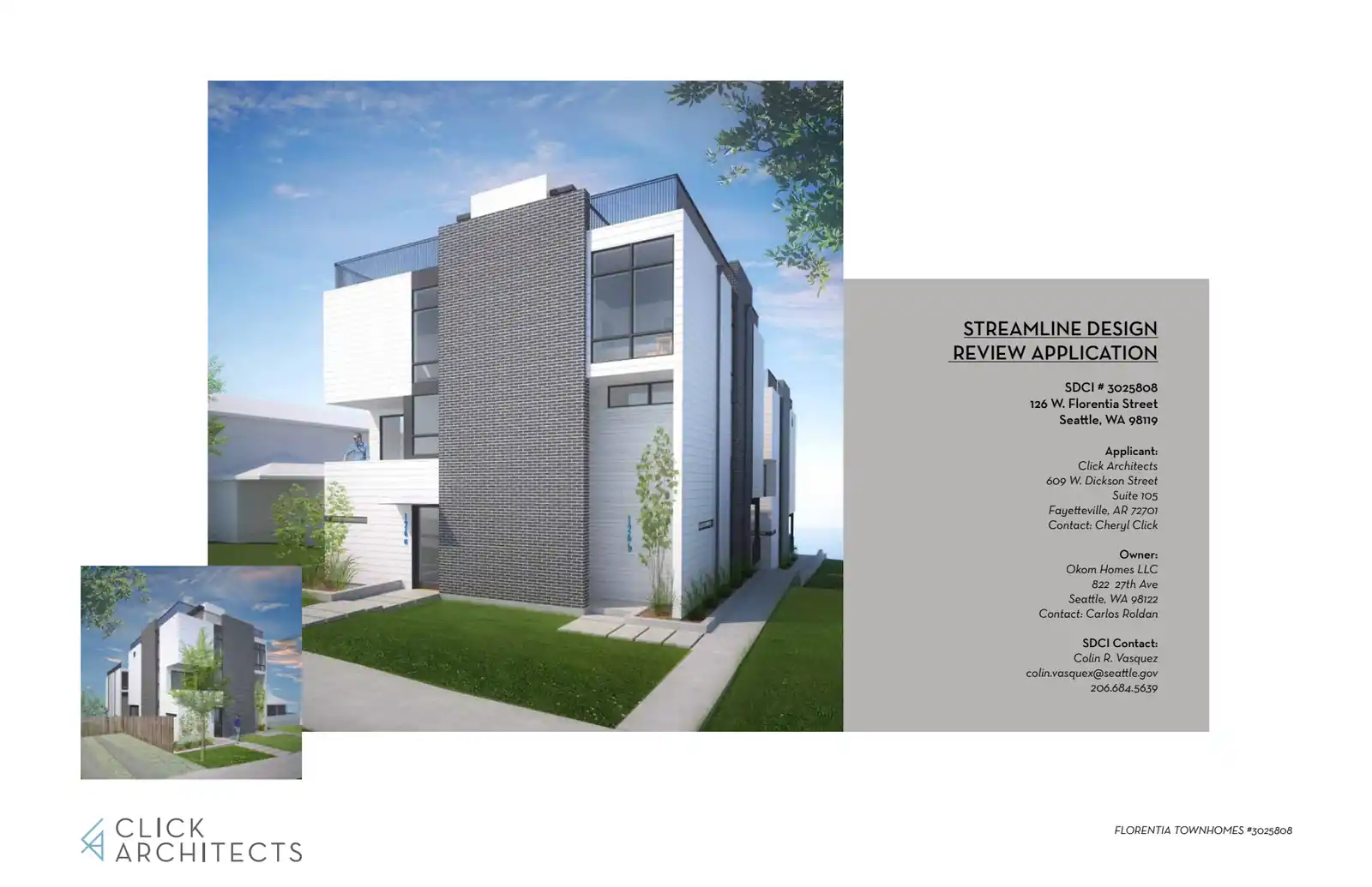 Design review proposal for 126 W Florentia St