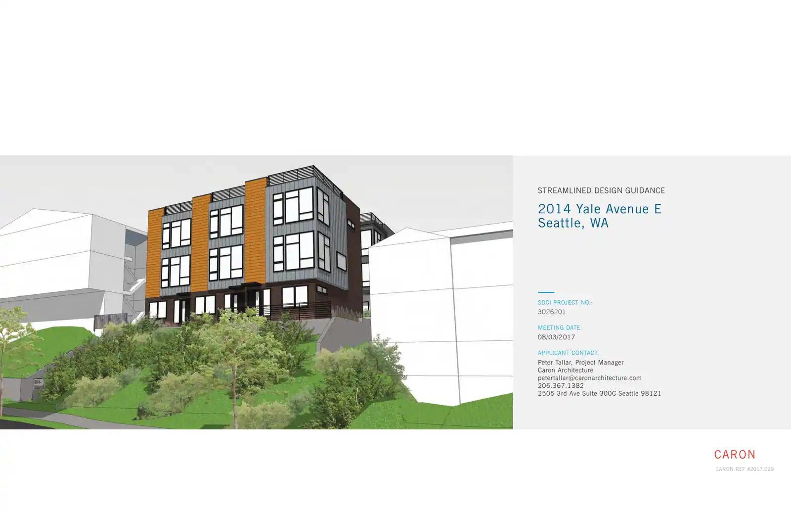 Design review proposal for 2014 Yale Ave E