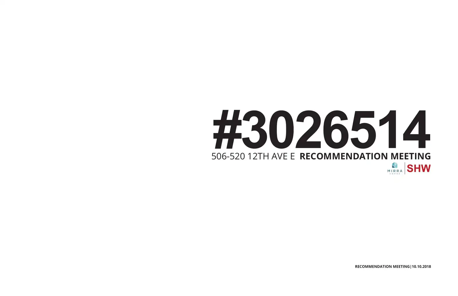 Design review proposal for 506 12th Ave E