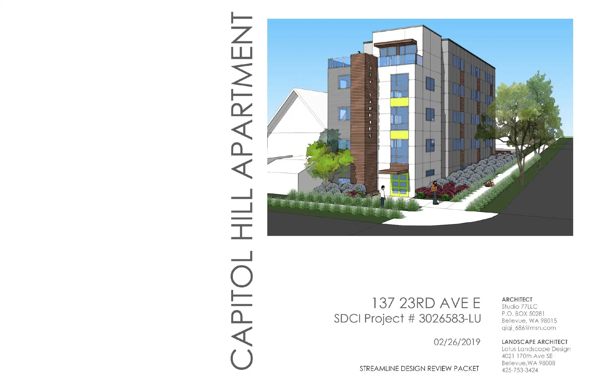 Design review proposal for 137 23rd Ave E