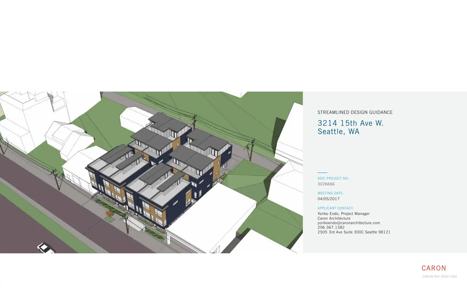 Design review proposal for 3214 15th Ave W