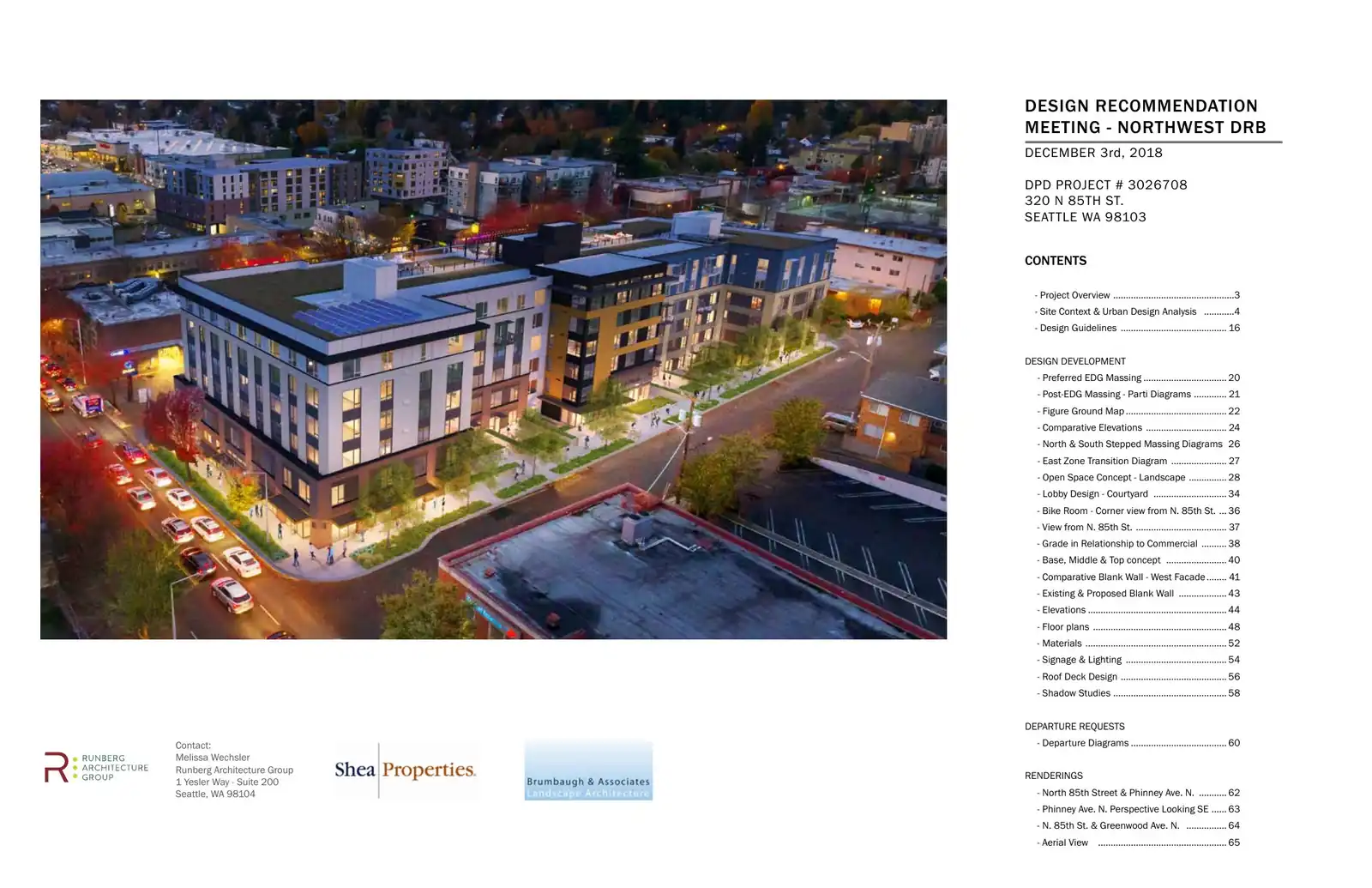 Design review proposal for 320 N 85th St